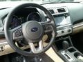 Warm Ivory 2015 Subaru Outback 2.5i Limited Dashboard