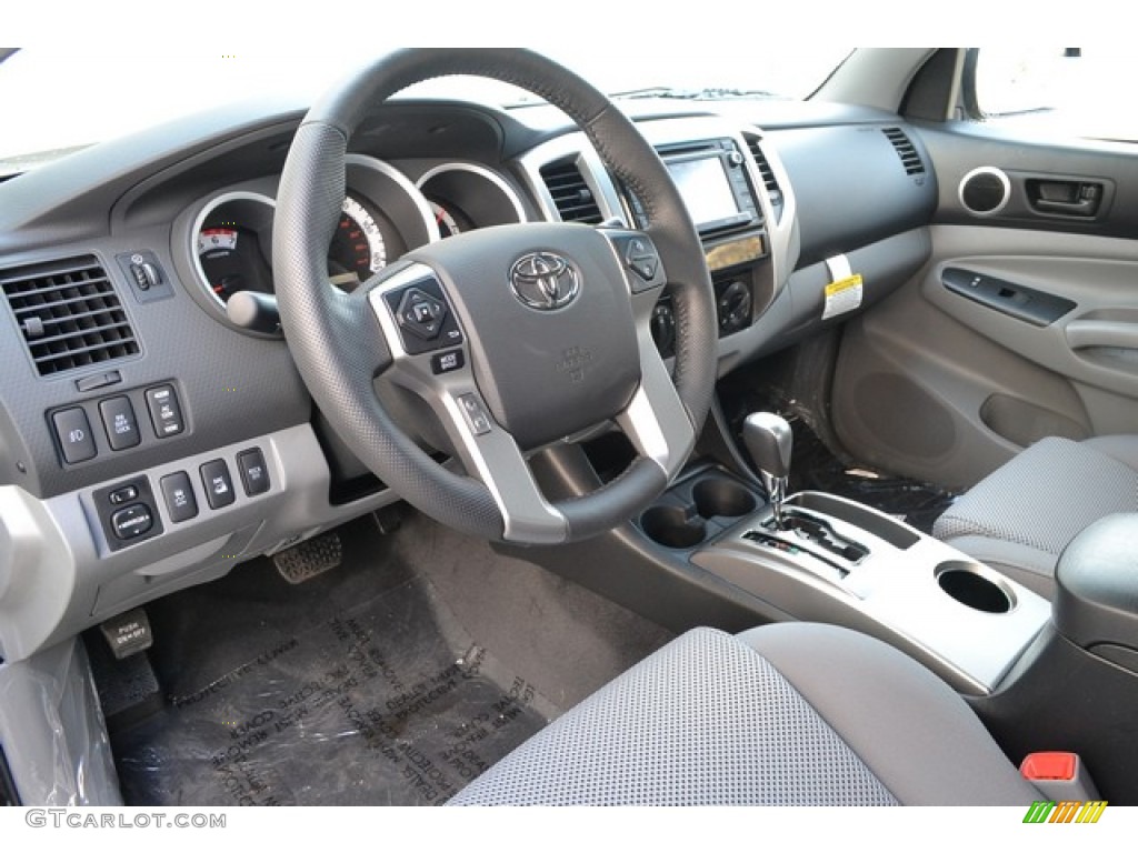 Graphite Interior 2015 Toyota Tacoma V6 Access Cab 4x4 Photo #101128573