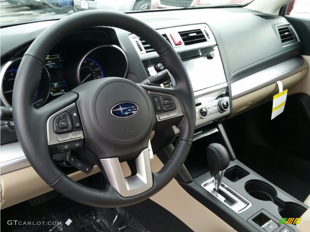 2015 Subaru Legacy 2.5i Premium Warm Ivory Dashboard Photo #101128705