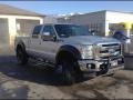 2012 Ingot Silver Metallic Ford F350 Super Duty Lariat Crew Cab 4x4  photo #3