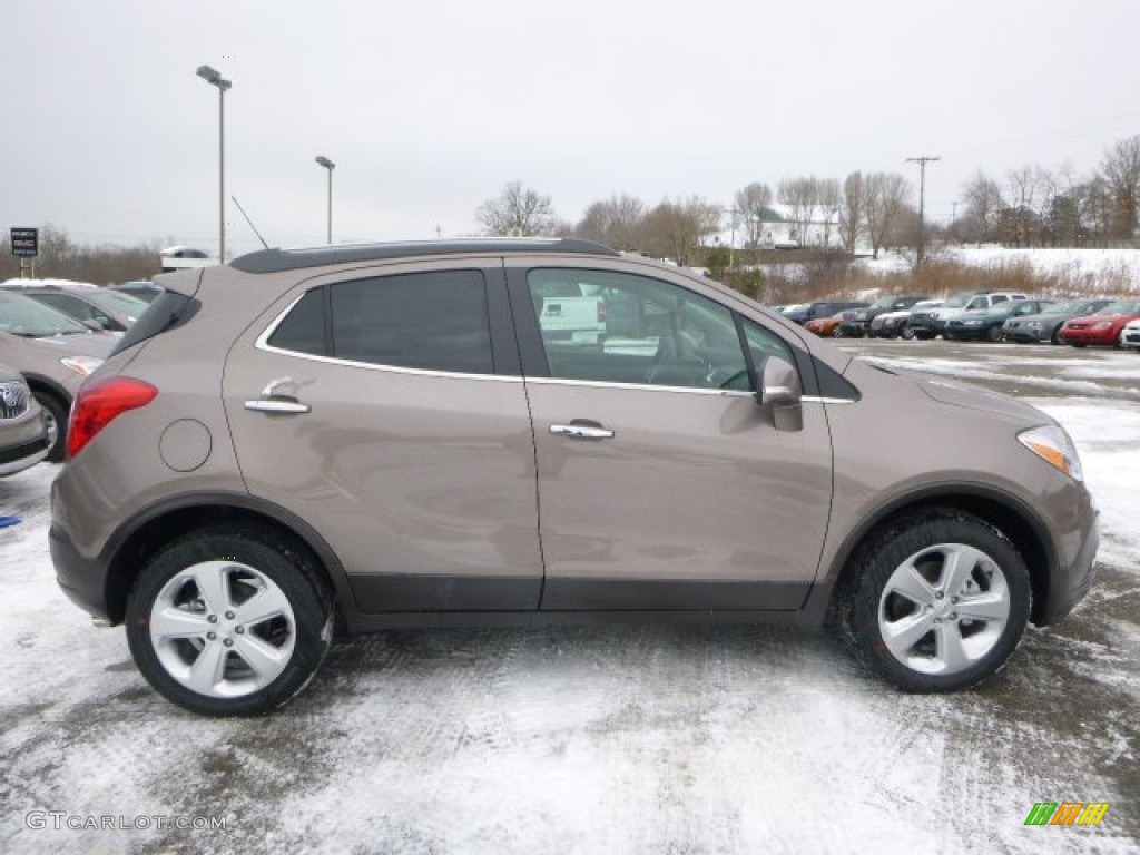 Cocoa Silver Metallic 2015 Buick Encore Convenience AWD Exterior Photo #101129356