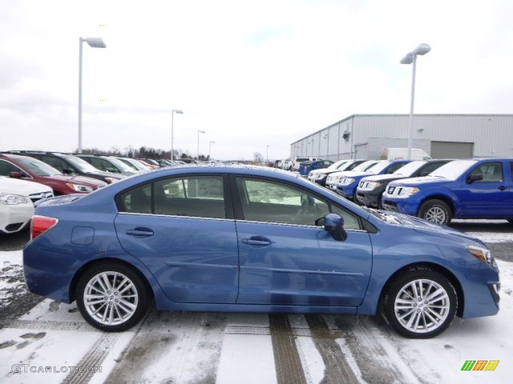 Quartz Blue Pearl 2015 Subaru Impreza 2.0i Premium 4 Door Exterior Photo #101129509