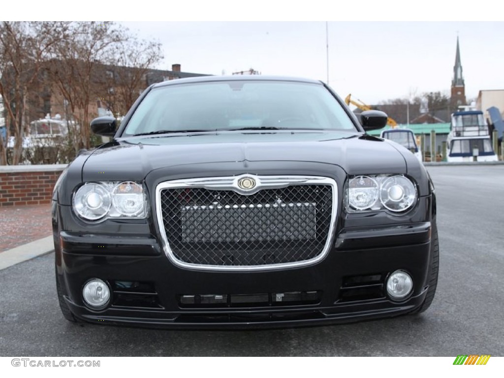 2009 300 C SRT8 - Brilliant Black / Dark Slate Gray photo #2