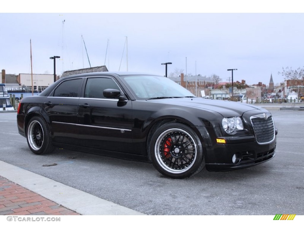 2009 300 C SRT8 - Brilliant Black / Dark Slate Gray photo #3