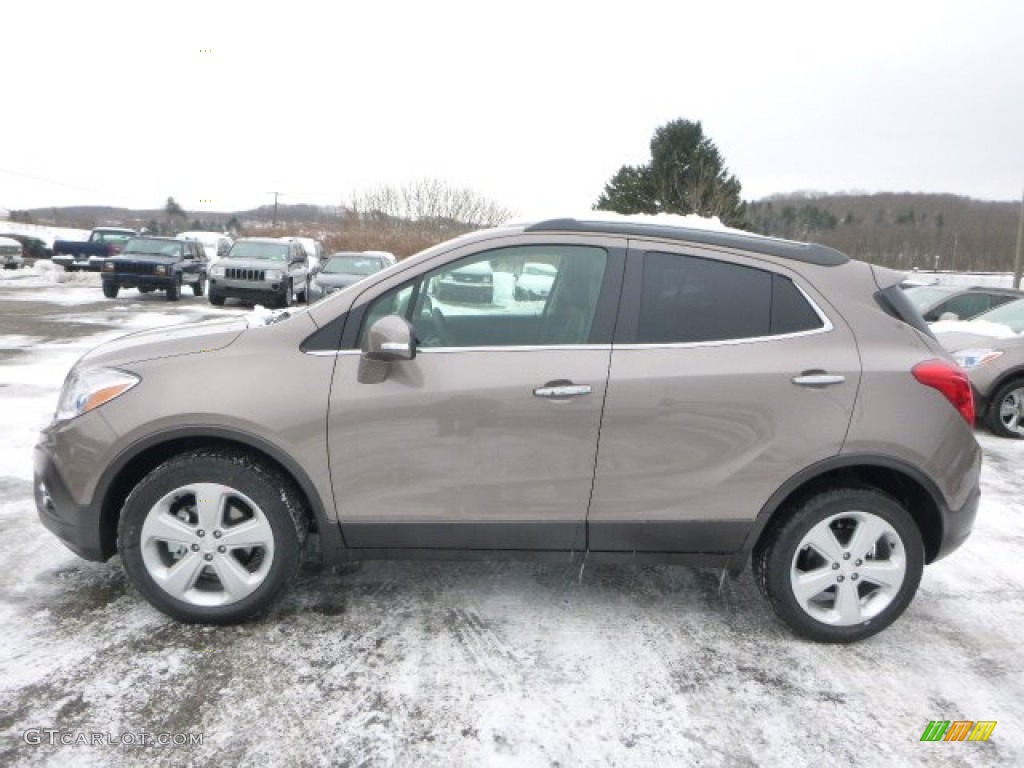Cocoa Silver Metallic 2015 Buick Encore Convenience AWD Exterior Photo #101129591
