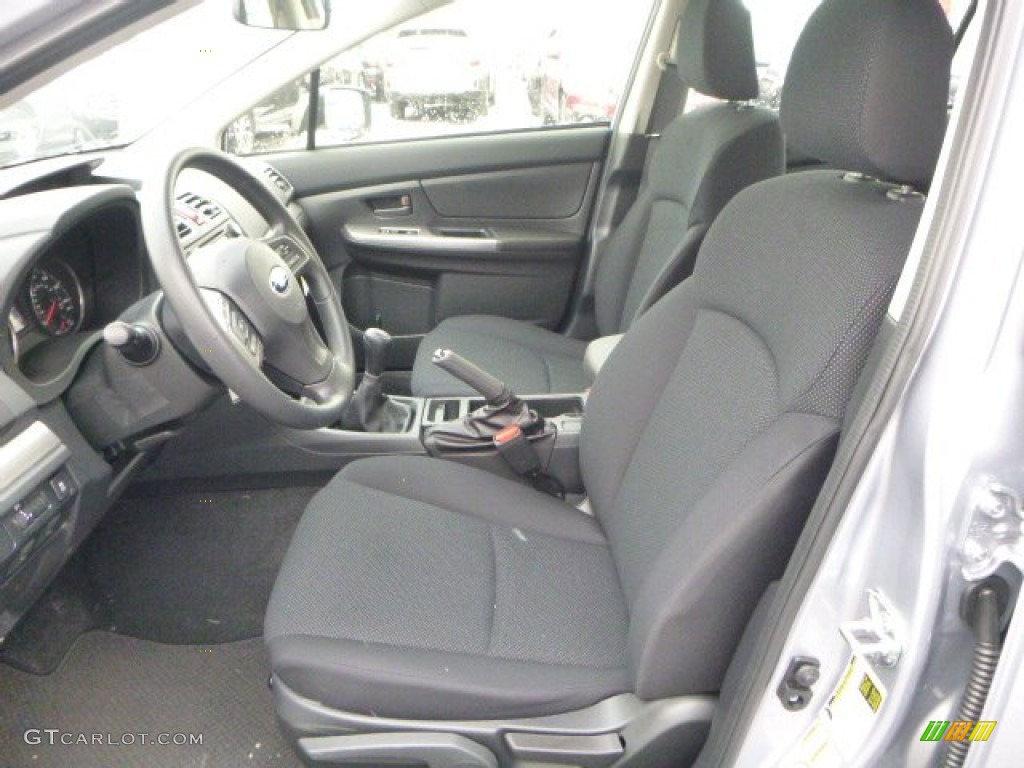 Black Interior 2015 Subaru Impreza 2.0i 4 Door Photo #101130227