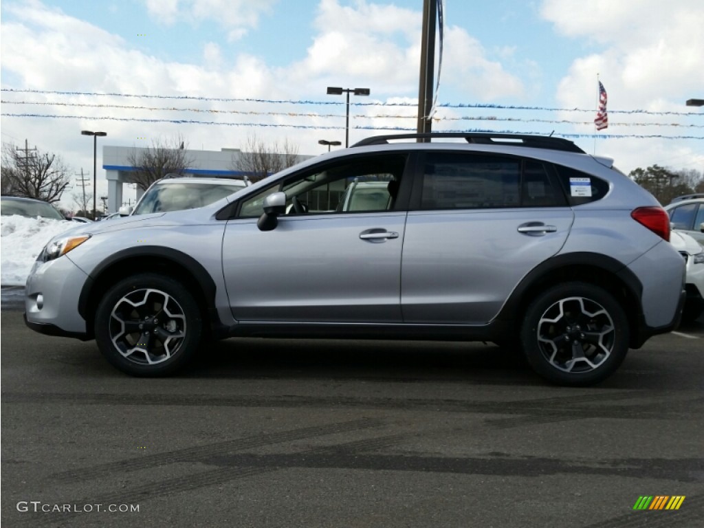 2015 XV Crosstrek 2.0i Premium - Ice Silver Metallic / Black photo #3