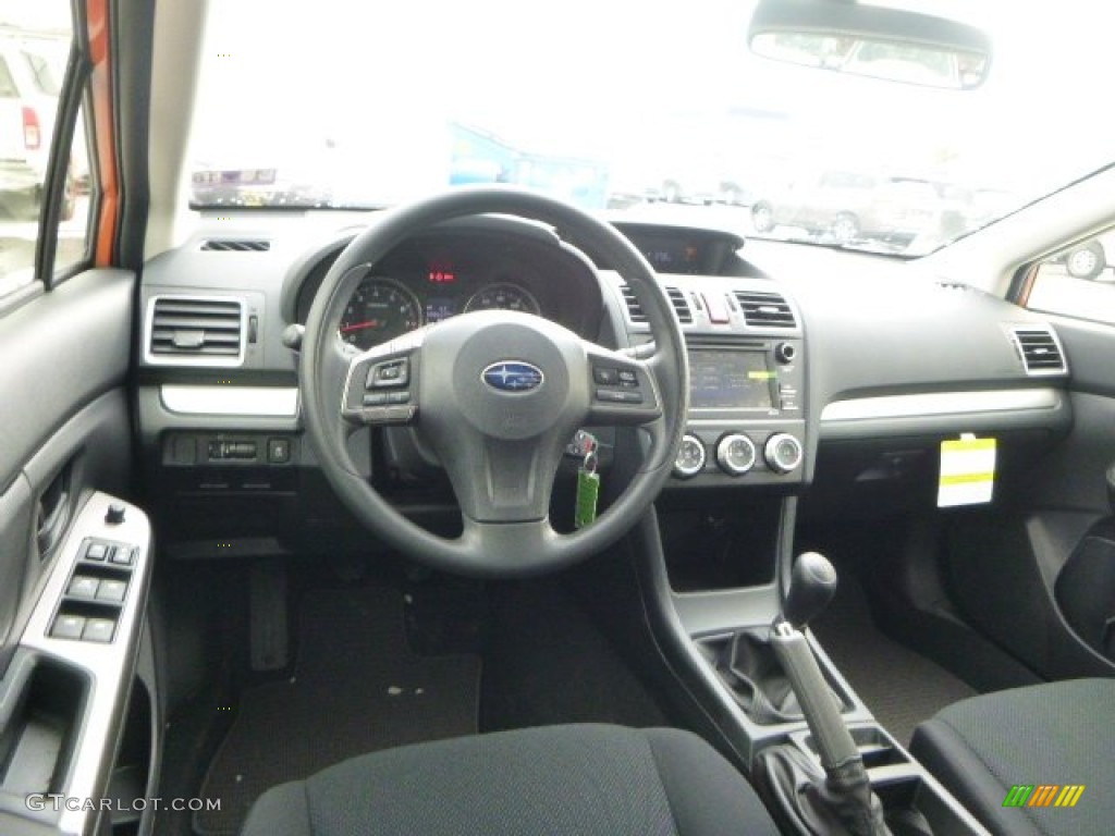 Black Interior 2015 Subaru XV Crosstrek 2.0i Photo #101130619