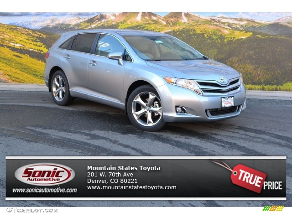 2015 Venza XLE V6 - Celestial Silver Metallic / Light Gray photo #1