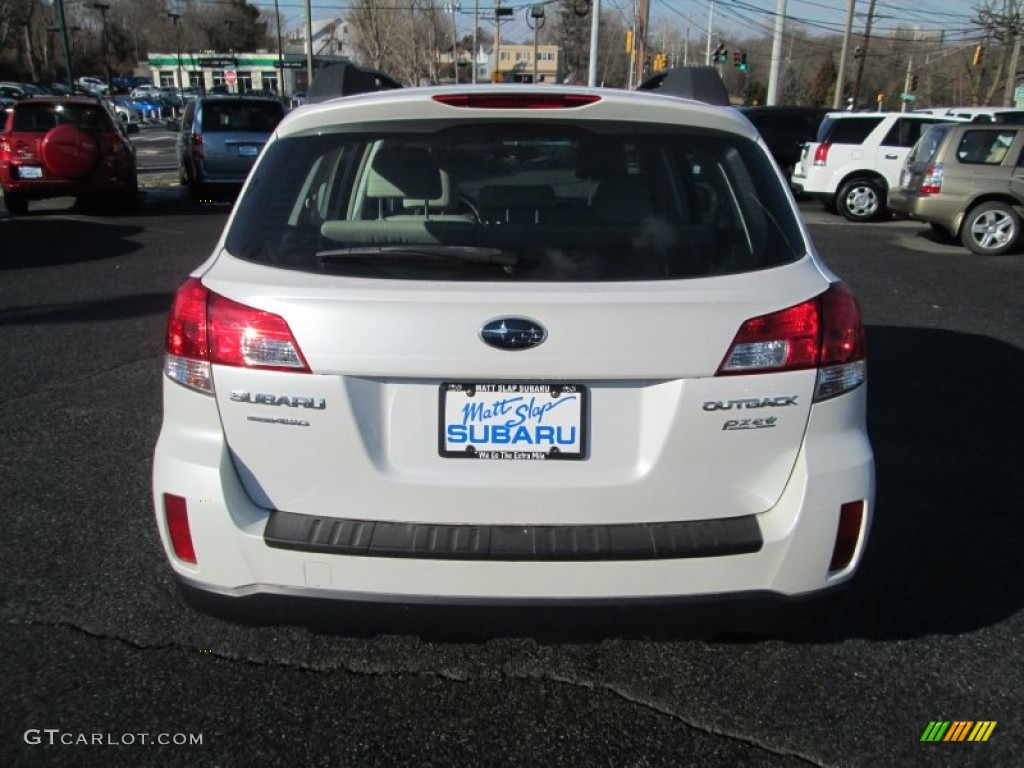 2012 Outback 2.5i - Satin White Pearl / Warm Ivory photo #7