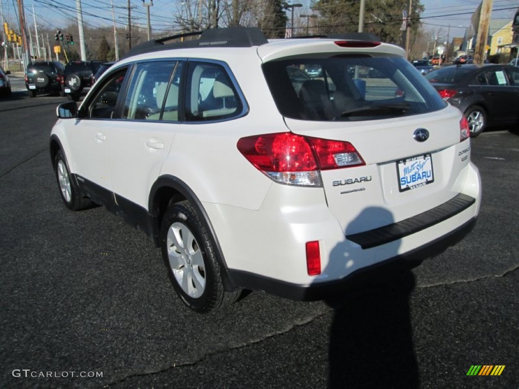 2012 Outback 2.5i - Satin White Pearl / Warm Ivory photo #8