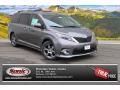 2015 Predawn Gray Mica Toyota Sienna SE  photo #1