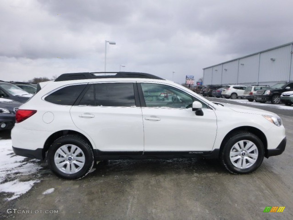 2015 Outback 2.5i Premium - Crystal White Pearl / Warm Ivory photo #2