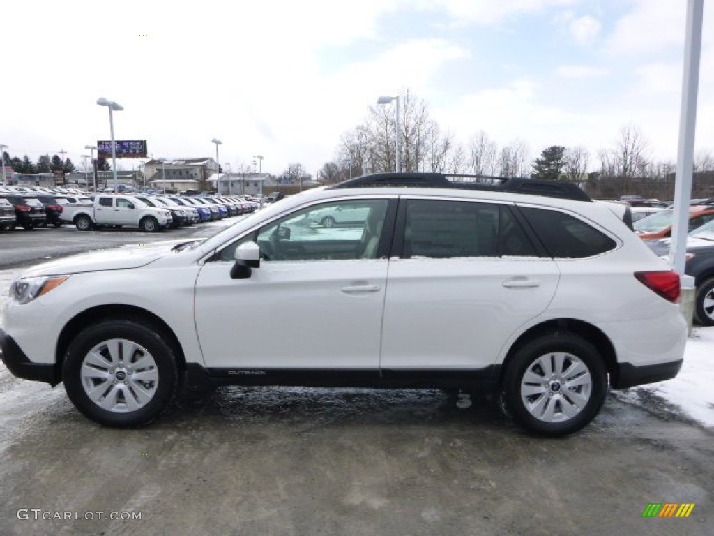 2015 Outback 2.5i Premium - Crystal White Pearl / Warm Ivory photo #6