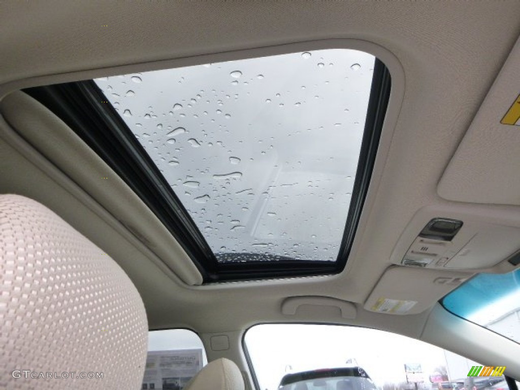 2015 Outback 2.5i Premium - Crystal White Pearl / Warm Ivory photo #12