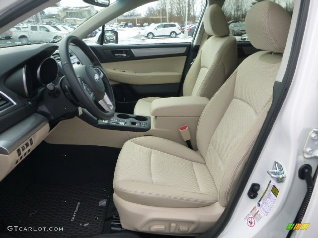2015 Outback 2.5i Premium - Crystal White Pearl / Warm Ivory photo #15