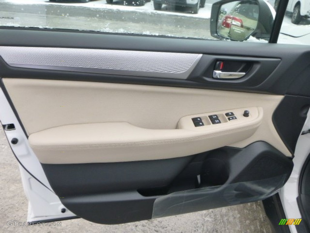 2015 Outback 2.5i Premium - Crystal White Pearl / Warm Ivory photo #16