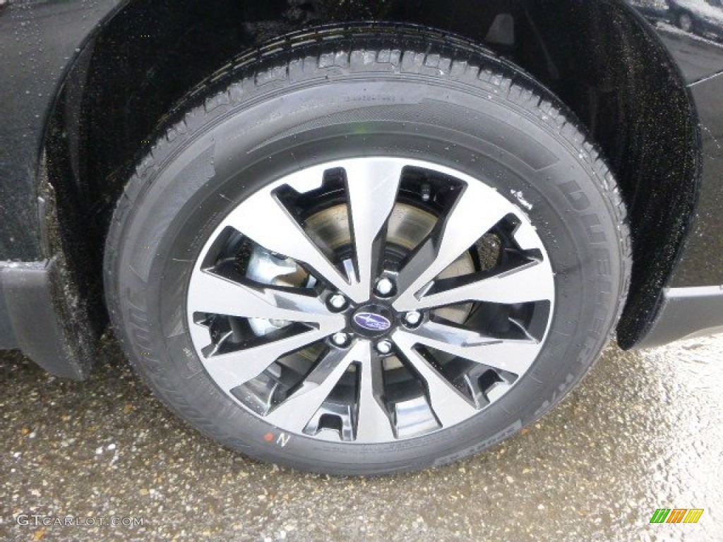 2015 Outback 2.5i Limited - Crystal Black Silica / Warm Ivory photo #9