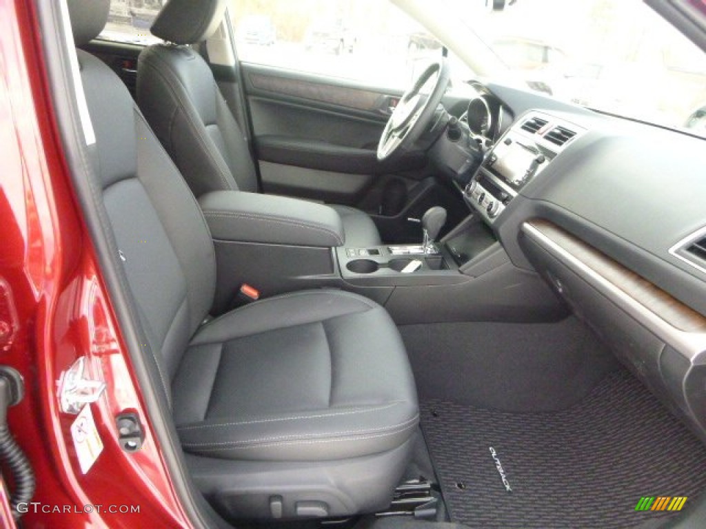 Slate Black Interior 2015 Subaru Outback 2.5i Limited Photo #101133298