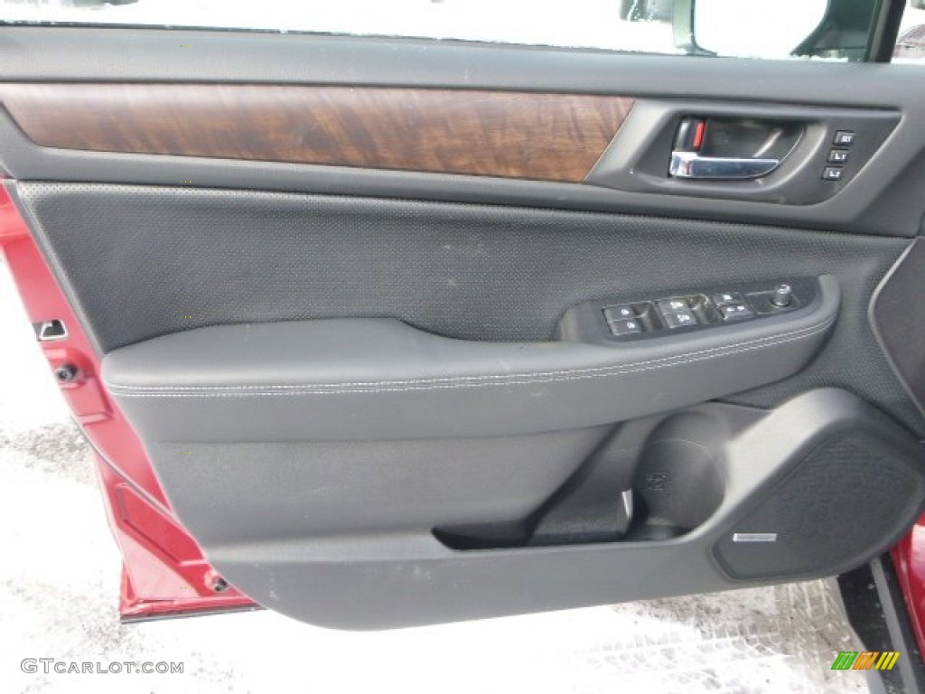 2015 Subaru Outback 2.5i Limited Slate Black Door Panel Photo #101133394
