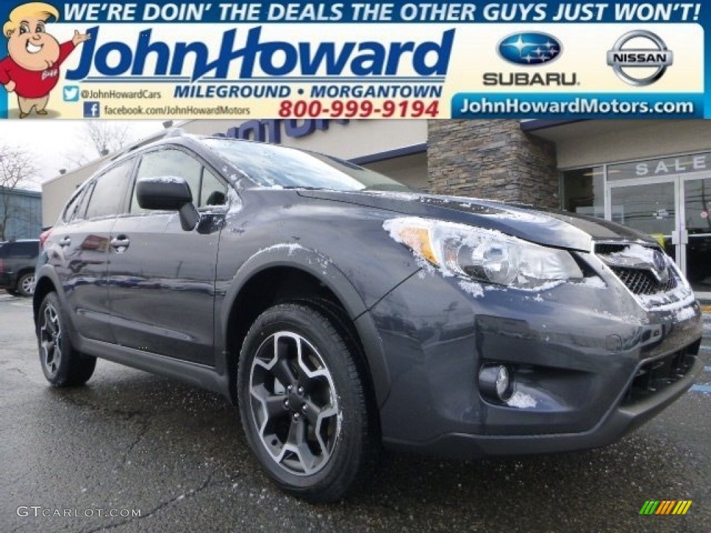 2015 XV Crosstrek 2.0i - Dark Gray Metallic / Black photo #1