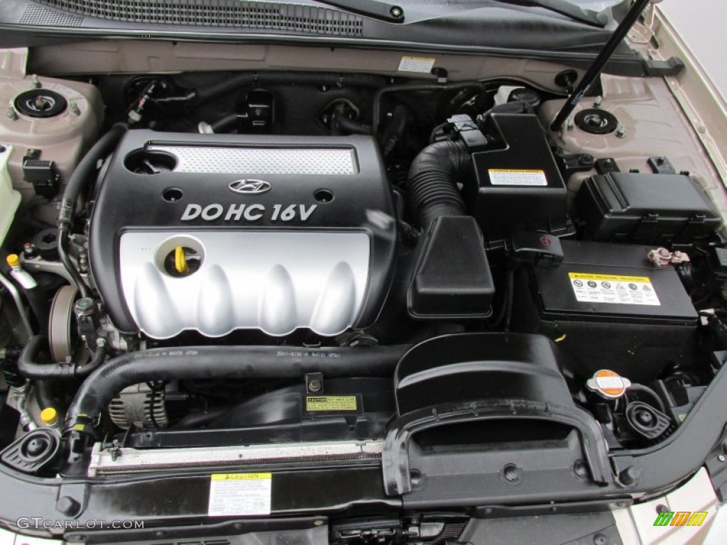 2007 Hyundai Sonata GLS 2.4 Liter DOHC 16V VVT 4 Cylinder Engine Photo #101135428