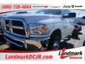 Bright White 2015 Ram 3500 Tradesman Crew Cab 4x4 Chassis