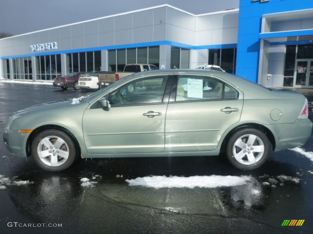 2008 Fusion SE - Moss Green Metallic / Camel photo #2