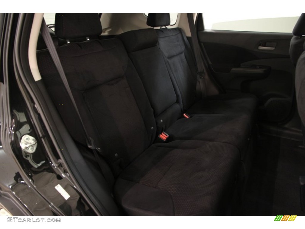 2012 CR-V EX 4WD - Crystal Black Pearl / Black photo #19