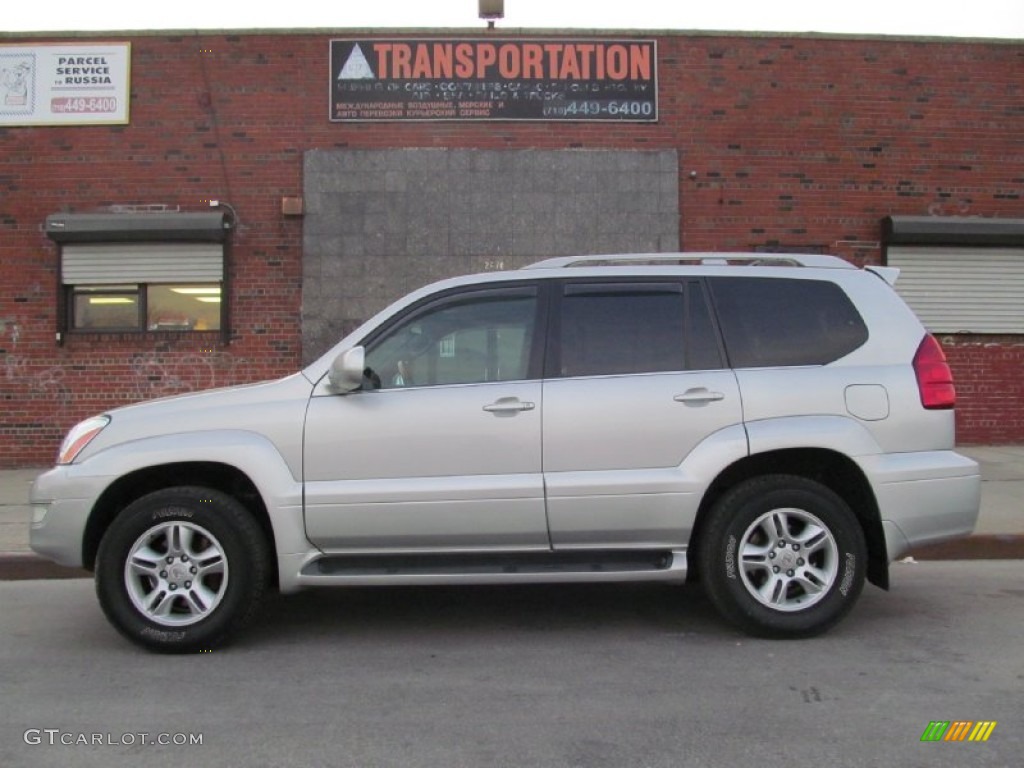 2004 GX 470 - Silver Pine Metallic / Dark Gray photo #9
