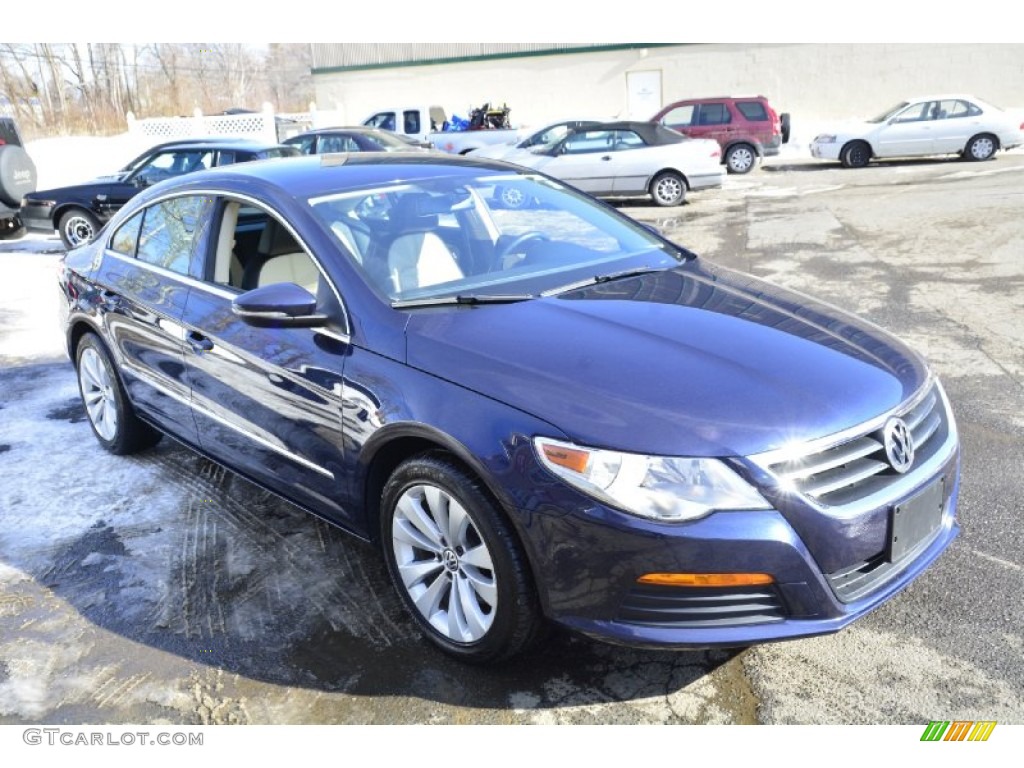 2012 CC Sport - Night Blue Metallic / Black/Cornsilk Beige photo #4