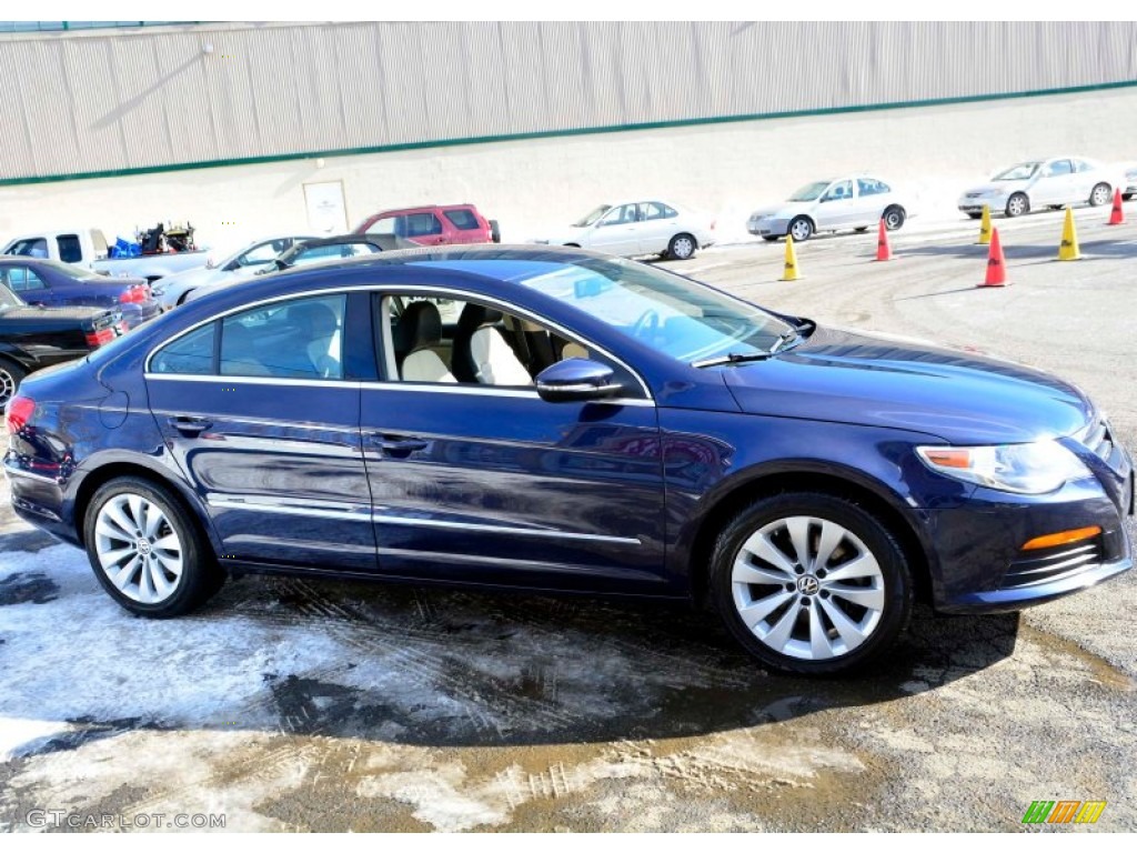 2012 CC Sport - Night Blue Metallic / Black/Cornsilk Beige photo #5