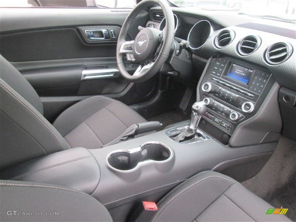 2015 Mustang V6 Coupe - Ingot Silver Metallic / Ebony photo #14