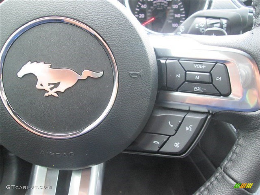 2015 Mustang V6 Coupe - Ingot Silver Metallic / Ebony photo #27