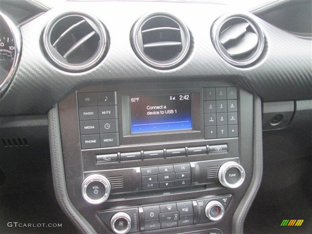 2015 Mustang V6 Coupe - Ingot Silver Metallic / Ebony photo #28