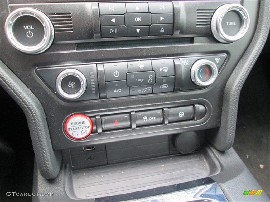 2015 Mustang V6 Coupe - Ingot Silver Metallic / Ebony photo #29
