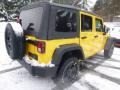 Baja Yellow - Wrangler Unlimited Sport 4x4 Photo No. 5