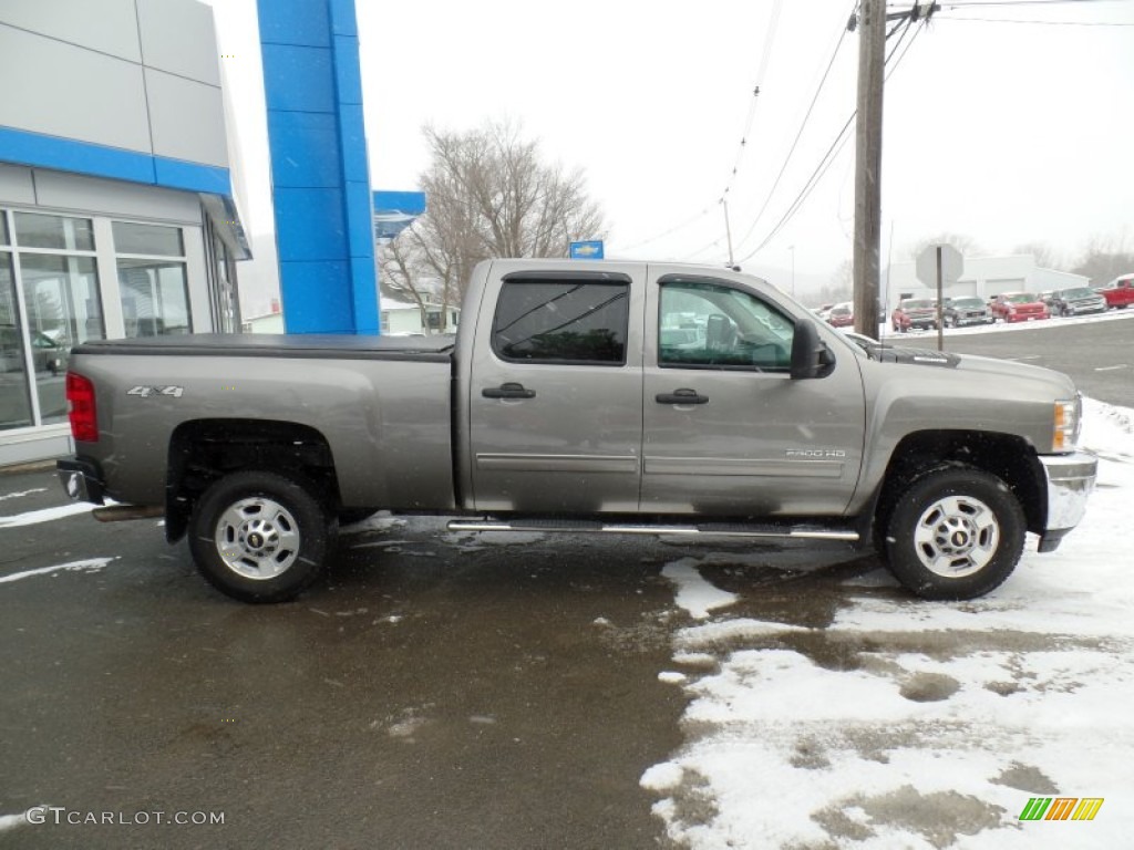Graystone Metallic 2012 Chevrolet Silverado 2500HD LT Crew Cab 4x4 Exterior Photo #101143432