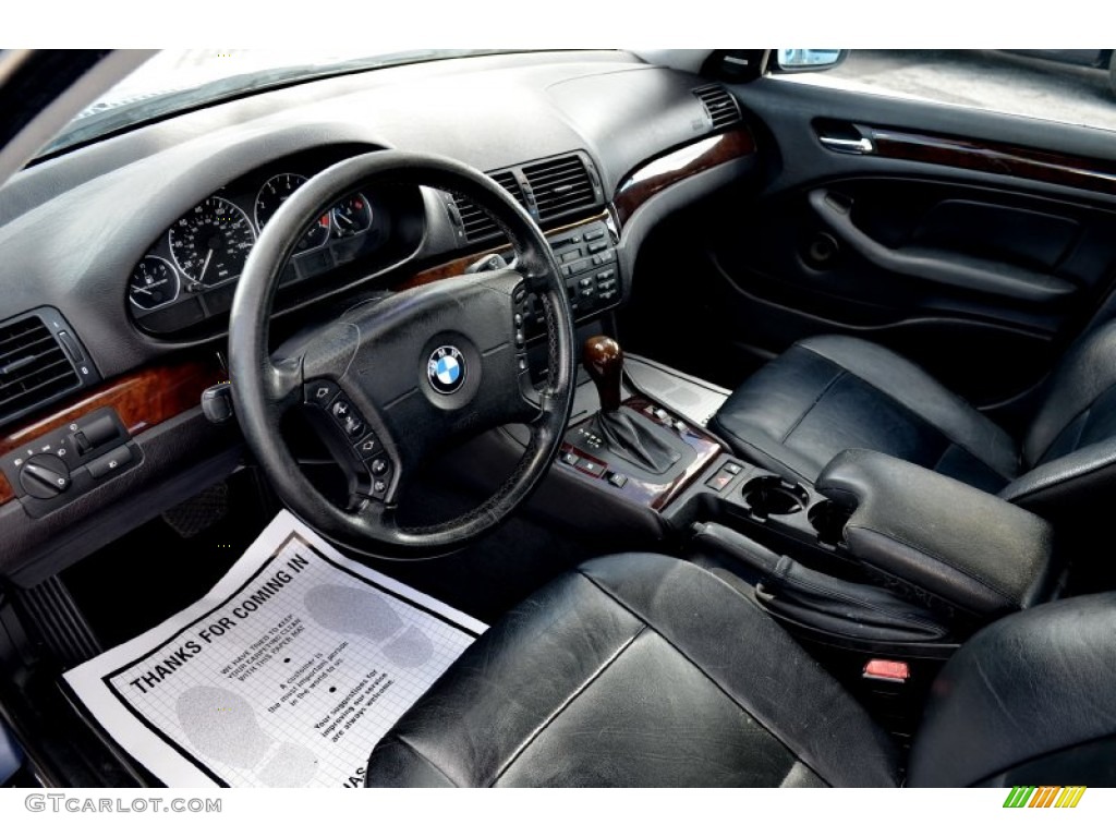 Black Interior 2004 BMW 3 Series 330i Sedan Photo #101144593