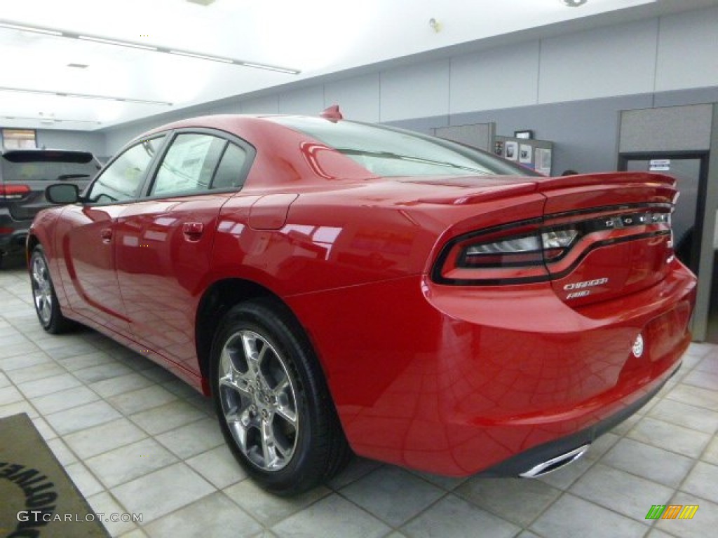 2015 Charger SXT AWD - Redline Red Tri-Coat Pearl / Black/Pearl photo #7