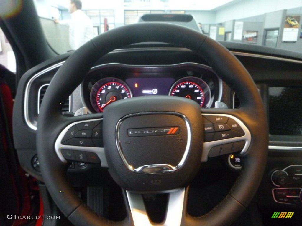 2015 Charger SXT AWD - Redline Red Tri-Coat Pearl / Black/Pearl photo #19