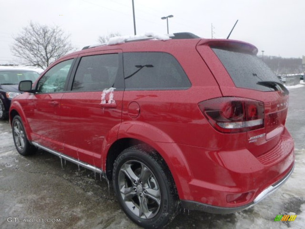 Redline 2 Coat Pearl 2015 Dodge Journey Crossroad AWD Exterior Photo #101146024