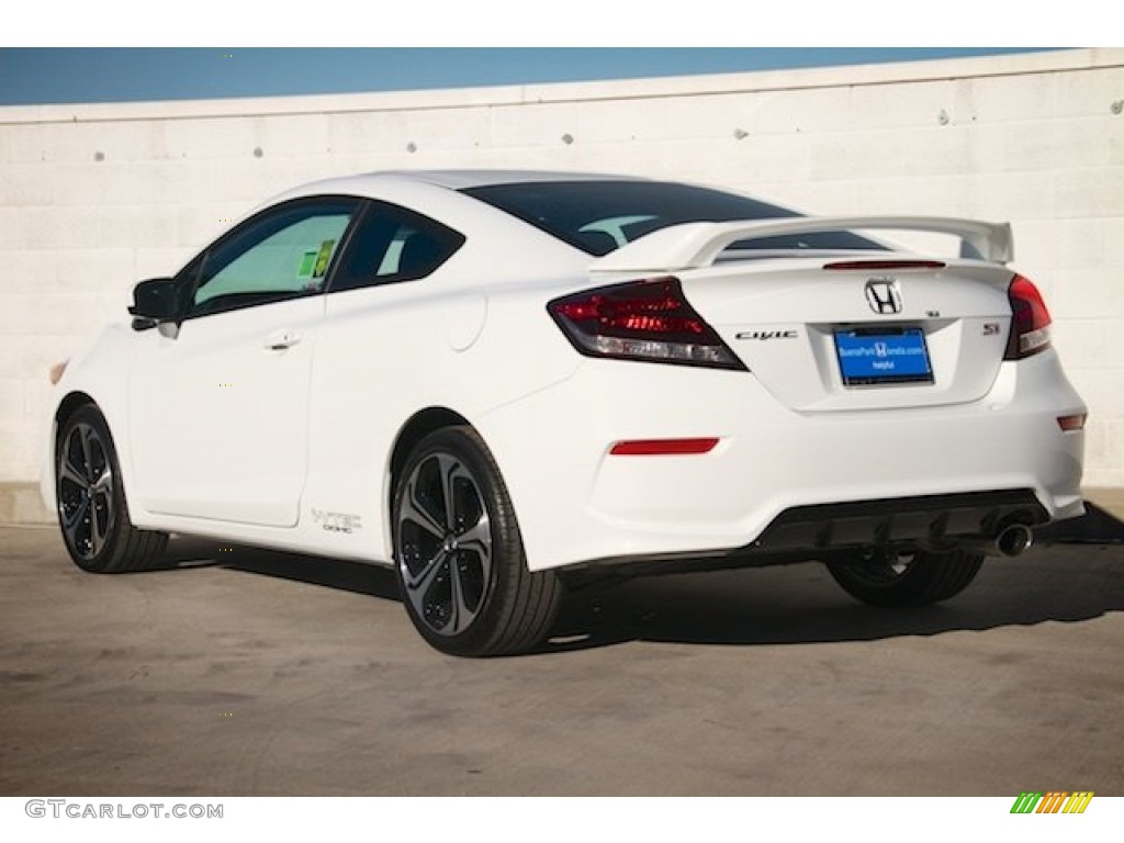 2015 Civic Si Coupe - Taffeta White / Si Black/Red photo #2