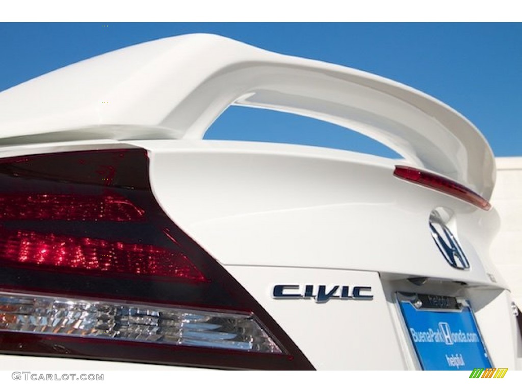 2015 Civic Si Coupe - Taffeta White / Si Black/Red photo #3