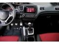 Si Black/Red 2015 Honda Civic Si Coupe Dashboard