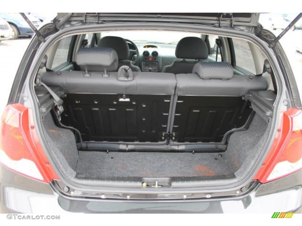 2007 Aveo 5 LS Hatchback - Black / Charcoal Black photo #5