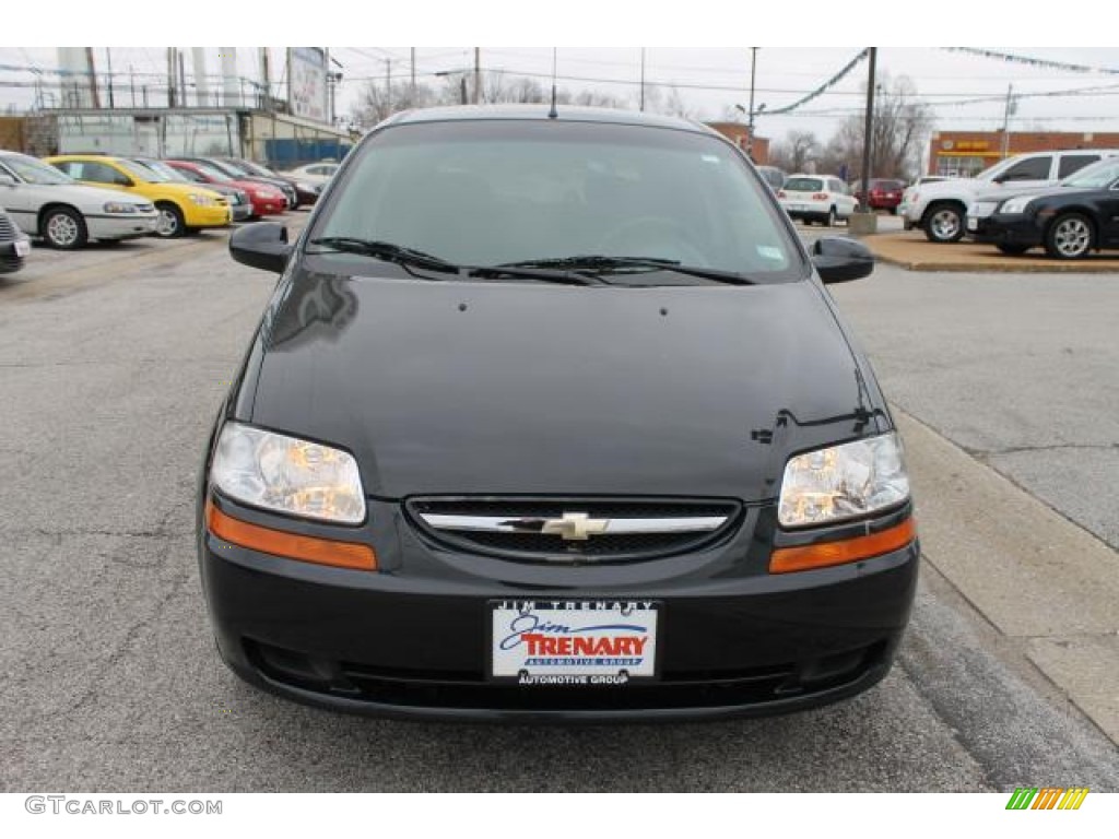 2007 Aveo 5 LS Hatchback - Black / Charcoal Black photo #8