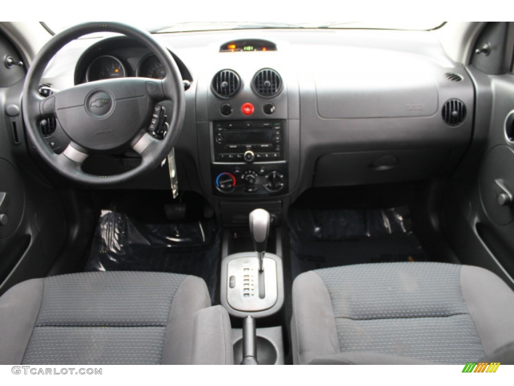 2007 Aveo 5 LS Hatchback - Black / Charcoal Black photo #10