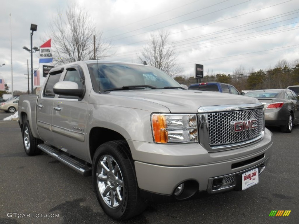 2008 Sierra 1500 Denali Crew Cab AWD - Silver Birch Metallic / Ebony photo #1