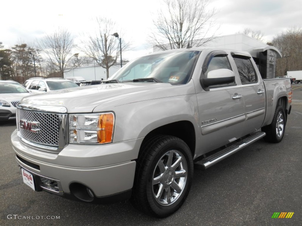 2008 Sierra 1500 Denali Crew Cab AWD - Silver Birch Metallic / Ebony photo #3